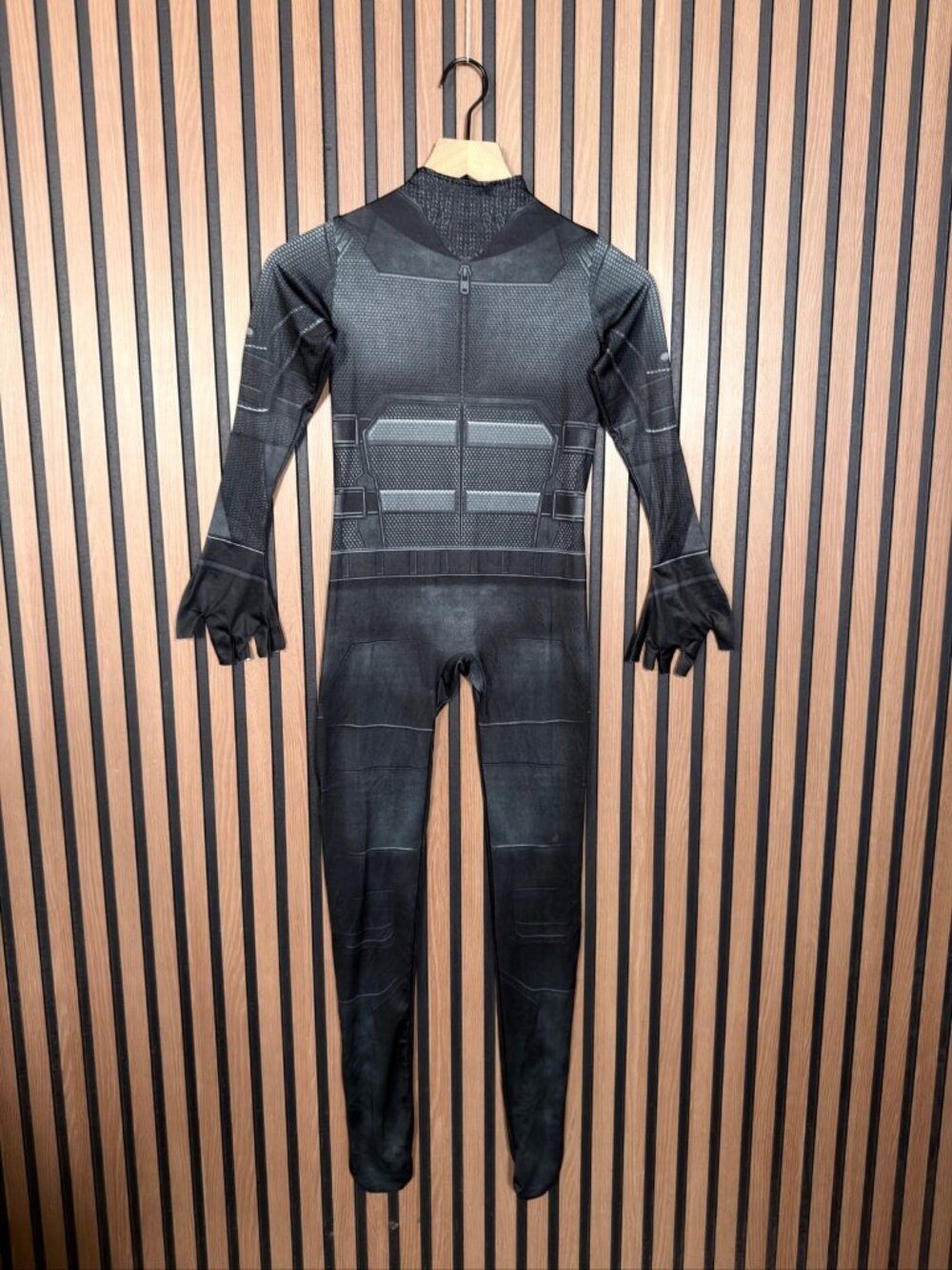The Boys in Black Costume Pajama Medium Boys Black One Piece Halloween